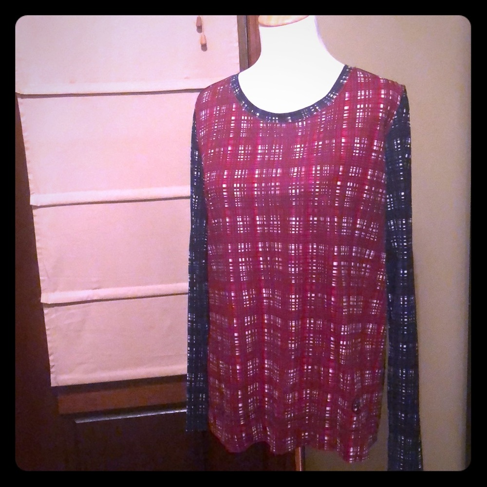 Tory Burch Plain Long Sleeve Top